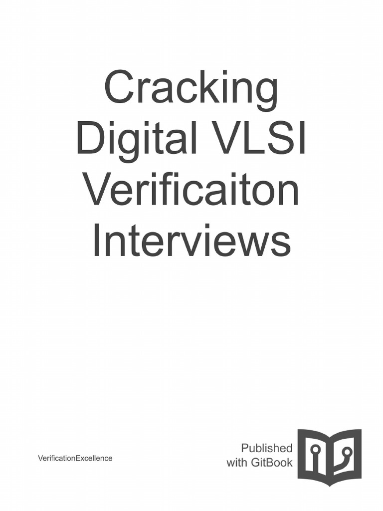 cracking digital vlsi verification interview pdf free download