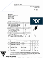 TIC106D Thyristor Datasheet