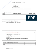 Sesion de Aprendizaje Sierra Terminado