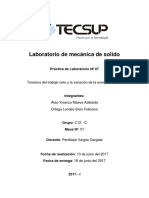 Informe 7 Mecanica e Solidos Tecsup