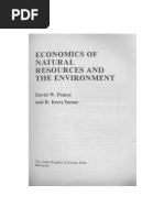 Economics of Natural Resources and the Environment