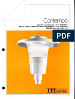 ITT American Electric Contempo Post Top Series 45-46-145-146 Spec Sheet 4-80