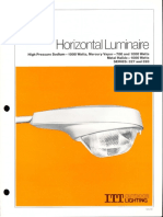 ITT American Electric Horizontal Luminaire Series 327 & 328 Spec Sheet 2-79