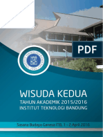 Program Studi Teknik Geologi Wisuda ITB April 2016