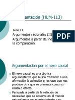 04 Argumentos Nexo Causal y Comparación