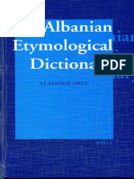 (Orel 1998) Albanian Etymological Dictionary