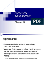 CH 14 Accuracy Assessment
