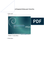Tutorial Menginstal Debian Pada Virtual Box