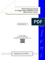 SBMPTN 2016 Matematika Dasar Kode 339