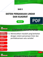 Bab 5 Sistem Persamaan Linear Dan Kuadrat 