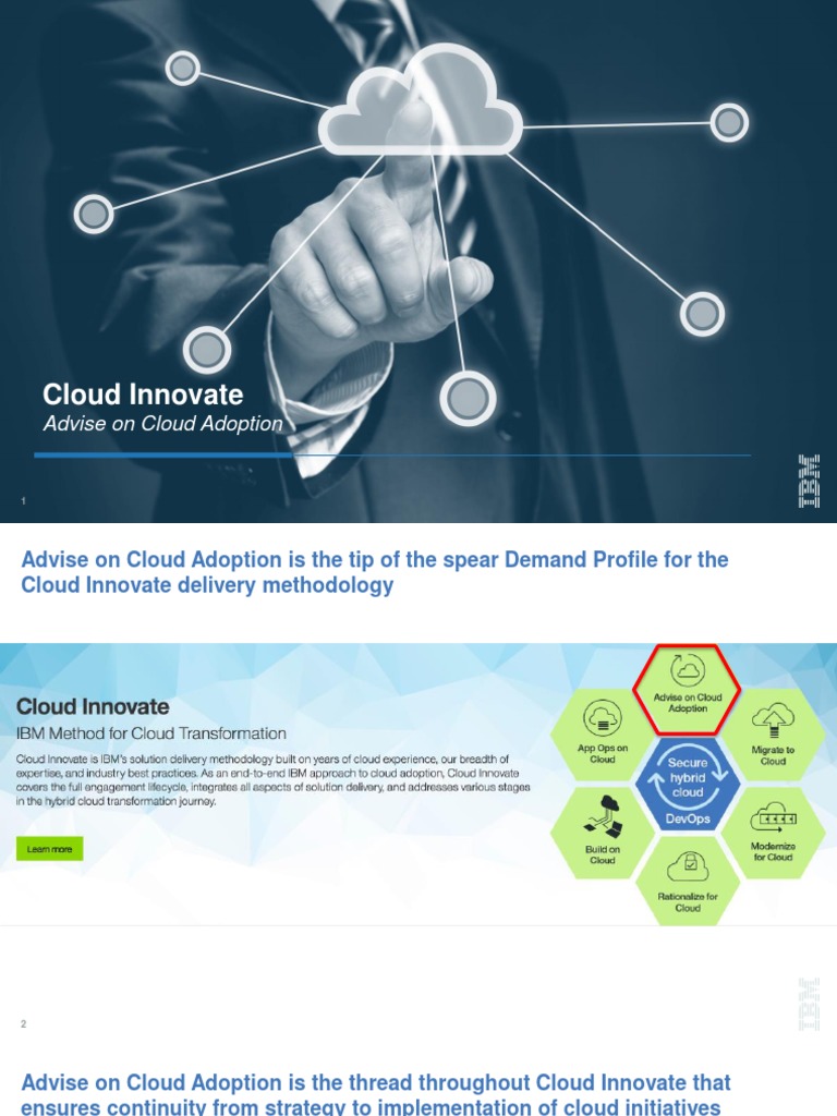 Cloud Innovate - Advise On Cloud Adoption | PDF | Cloud Computing ...