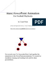 Basic Powerpoint Animation: For Football Playbooks