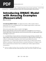 Introducing DMAIC Model With Amazing Examples (Resourceful)