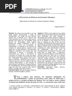 Artigo - Filosofia Da Praxis Em Gramsci