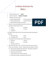 Ujian Remidi Imunisasi PBL