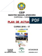 Plan de Actuación Del Centro 2016-17