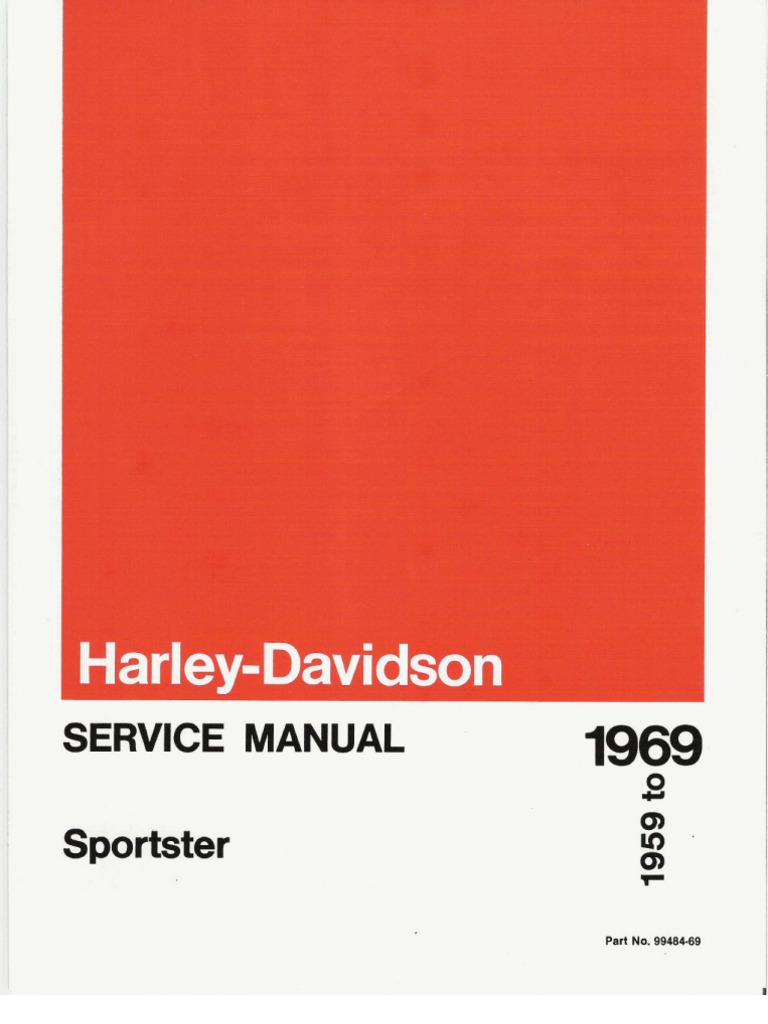 1959-1969 Harley Davidson Sportster Service Manual | PDF