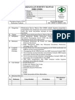 5 1 6 3 Sop Pelaksanaan SMD Survei Mawas Diri Sop Edited