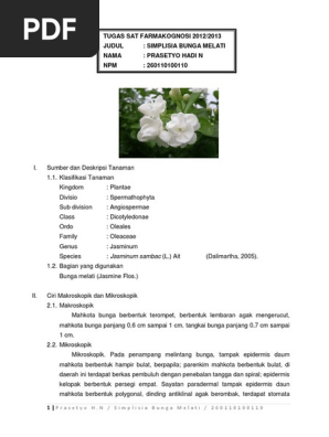 Bunga Melati Pdf Pdf