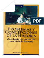 Problemas y Concepciones de La Historia Antologia de Textos de Teoria de La Historia Unlocked