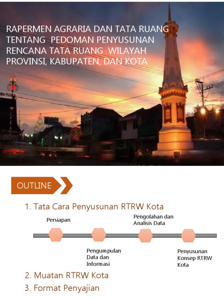 Raper Men Pedoman Penyusunan RTRW (Provinsi, Kabupaten, Dan Kota) | PDF