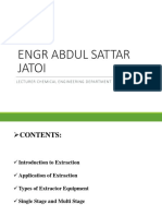 Engr Abdul Sattar Jatoi: Lecturer Chemical Engineering Department