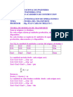 I.O. Teoria de Modelos de Transporte PDF