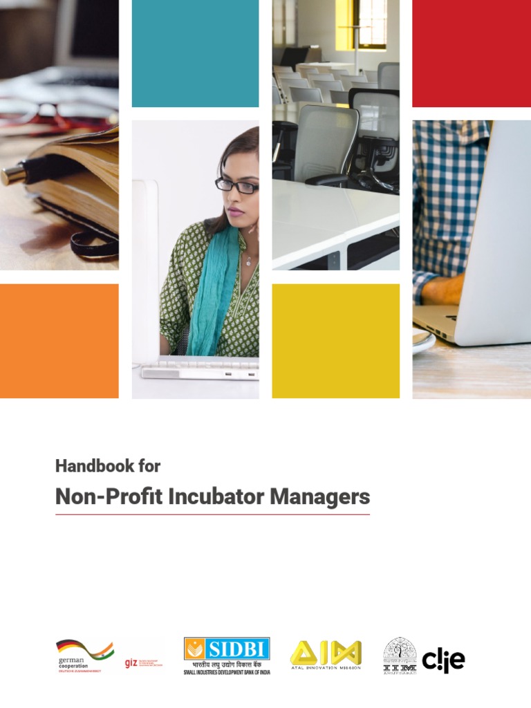 Handbook For Non Profit Incubators July 2017 PDF Startup Company