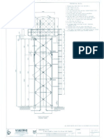 Technical data sheet for 6.1m x 4.88m x 3.66m pressed steel water tank