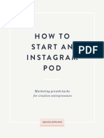Instagram Pod Workbook