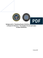 Background To "Assessing Russian Activities and Intentions in Recent US Elections": The Analytic Process and Cyber Incident Attribution
