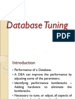 Database Tuning Techniques