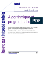 Algorithmique Et Programmation 787733