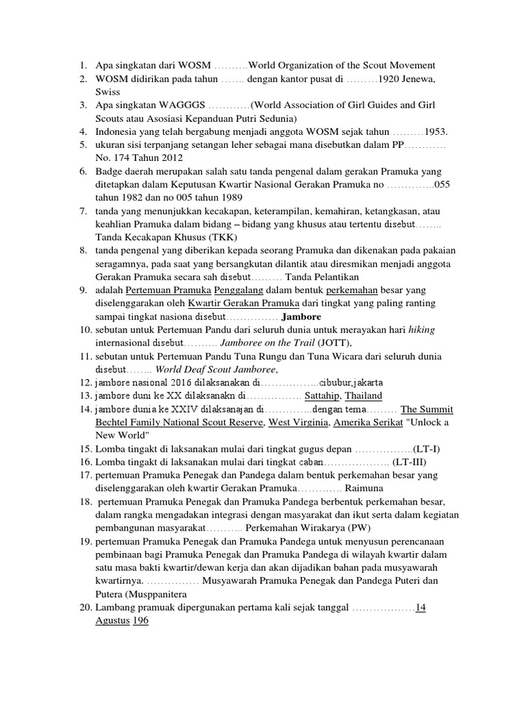 Apa Singkatan Dari WOSM PDF