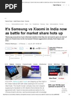 India Smartphone Market_ It's Samsung vs Xiaomi in India Now as Battle for Market Share Hots Up, Telecom News, ET Telecom