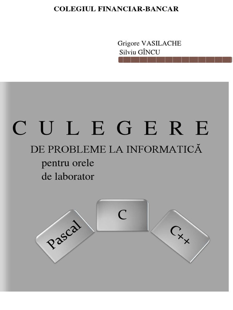 Culegere de Probleme | PDF