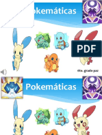 Juego de cartas de fracciones Pokemáticas para 6to grado de primaria