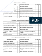 Evaluación Trabajo en Equipo