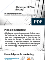 Cómo Elaborar El Plan de Marketing