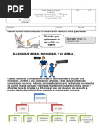 Guìa Verbal, No Verbal y para Verbal.