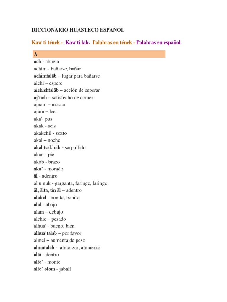 Imprimir Curso de Tenek | PDF | Idioma en Inglés | Vocal