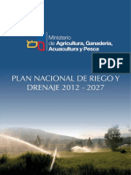 (Libro) Plan Nacional de Riego y Drenaje