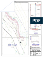 Municipalidad Distrital de Uco: Plano Planta - Detalles - Muro Cacaragra