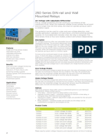 2 250 Series DIN Rail and Wall Mount AC Coltage W Adj Differential