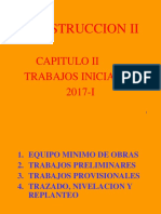 Construccion Ii-Cap Ii - Trabajos Iniciales-2017