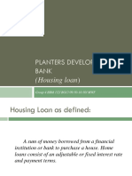 Planters Bank Housing Loan Details