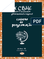 Caderno de Programação - IX CBHE - 2017