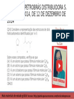 QUESTÃO 24 PROVA 4 PETROBRÁS 2014 COMENTADA | Química Para Concurso Técnico de Operação da Petrobrás