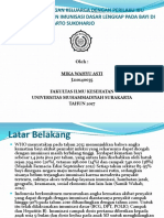 Hubungan Dukungan Keluarga Dengan Perilaku Ibu Dalam Memberikan Imunisasi Dasar Lengkap Pada Bayi Di Puskesmas Polokarto Sukoharjo