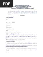 Modelo Anamnese